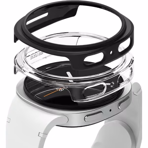 Ringke Slim 2 rinkinys dėklas Samsung Galaxy Watch 8 40mm - skaidrus-matinis juodas