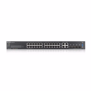 Zyxel GS2220-28-EU0101F tinklo komutatorius Valdomas L2 Gigabit Ethernet (10/100/1000) Juoda
