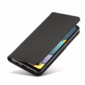 Magnet Card Case чехол для Samsung Galaxy A12 5G кошелёк-чехол с держателем для карт чёрный