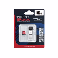 Patriot Memory EP DDR200 flash atmintis 512GB MicroSDXC 160/120 MB/s (PEF512GEP33MCX)