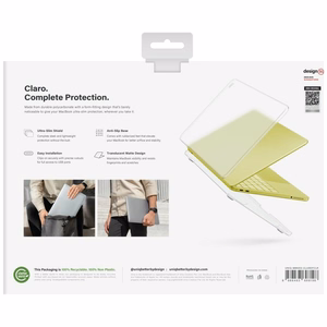 Uniq Claro чехол MacBook Neo - прозрачный