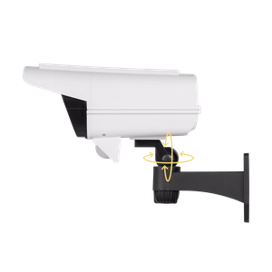 Solar light resembling a surveillance camera