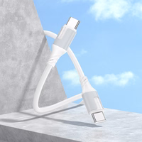 USB kabelis Borofone BX101 60W USB-C to USB-C 1.0m baltas