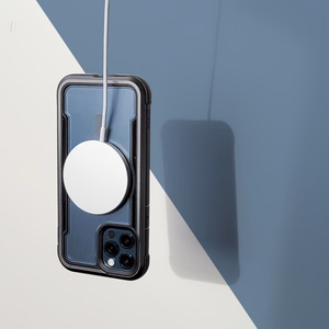 Raptic X-Doria Apsauginis dėklas iPhone 14 Pro su Magnetine šarvuota danga juoda