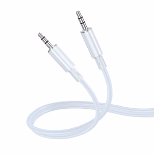 Borofone Kabelis AUX BL21 Lemon - 3,5 mm audio kištukas į 3,5 mm audio kištuką - 1 metro ilgio mėlynas kabelis
