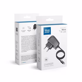 Įkroviklis Blue Star (TFK-TC-1095B) microUSB 1A juodas
