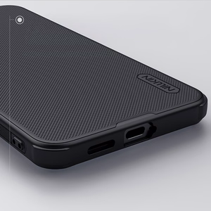 Nillkin Super Frosted Shield Pro Magnetinis dėklas telefonui su MagSafe Samsung S25 - Juodas