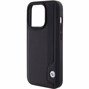 BMW odinis mėlyni taškai iPhone 15 Pro Max dėklas - juodas