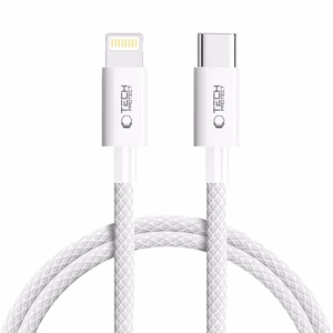 Tech-Protect UltraBoost USB-C / Lightning PD27W/3A laidas 100 cm - pilkas