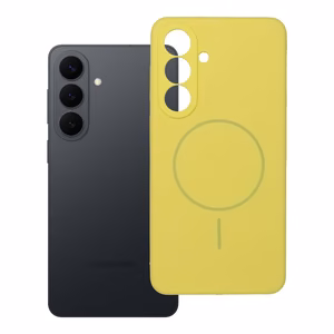 Case for Samsung S26 Plus Silicone 2mm compatible with MagSafe yellow