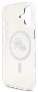 Dėklas Karl Lagerfeld IML K&CH Heads Metal Frame MagSafe Apple iPhone 17
