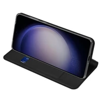 Dux Ducis Skin Pro dėklas telefonui Samsung S24+ su atvartu - juodas