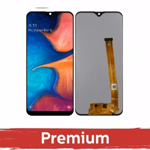 Ekranas skirtas Samsung A207 A20s juodas OEM