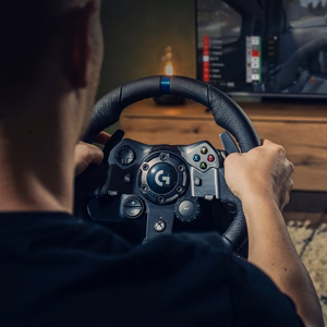 Logitech G G923 lenktynių vairas ir pedalai, skirti Xbox X|S, Xbox One ir PC
