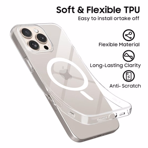 Tech-Protect FlexAir MagSafe dėklas iPhone 16 Pro - Skaidrus