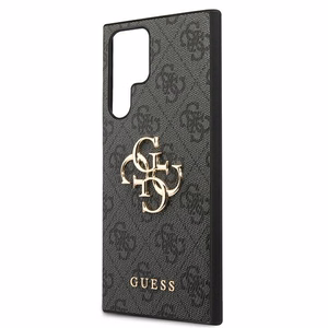Guess GUHCS22L4GMGGR S908 S22 Ultra pilkas/grey hardcase 4G Big Metal Logo