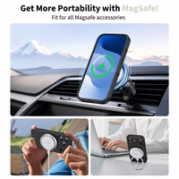 Tech-Protect Silicone magnetinis dėklas telefonui iPhone 17 Pro - juodas