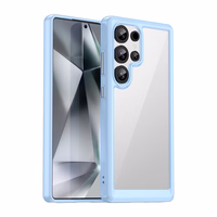 Dėklas telefonui (m) su gelio rėmeliu Samsung Galaxy S25 Ultra - mėlynas (m)