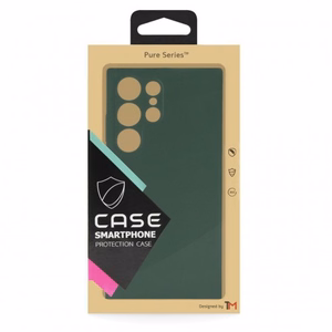 Dėklas "TM Pure Silicone" skirtas Apple iPhone 14 Pro / Dark Green / (Blister)