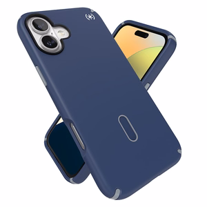 Speck Presidio2 Pro dėklas su MagSafe ir ClickLock, skirtas iPhone 16 Plus, „Coastal Blue/Dust Grey“