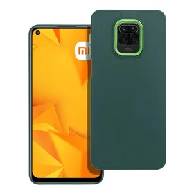 FRAME dėklas telefonui XIAOMI Redmi Note 9S / 9 Pro, žalios spalvos