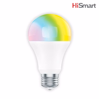 HiSmart išmanioji LED lemputė su bevieliu ryšiu A60, 6W, E27, 2700K