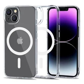 Tech-Protect FlexAir Hybrid Magnetinis iPhone 14 dėklas - skaidrus