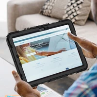 Tech-Protect Solid360 dėklas telefonui Samsung Galaxy Tab S9 FE 10.9" X510 / X516B - juodas