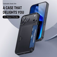 Dėklas Dux Ducis "Pocard" Apple iPhone 17 juodas