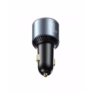 Automobilinis įkroviklis Joyroom JR-CCN07, pilkas, 100W (2xPD / 1xQC3.0) + Type-C / Type-C 100 cm laidas
