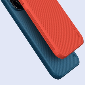 Nillkin Super Frosted Shield Pro dėklas, skirtas iPhone 13 Pro Max, patvarus, raudonas