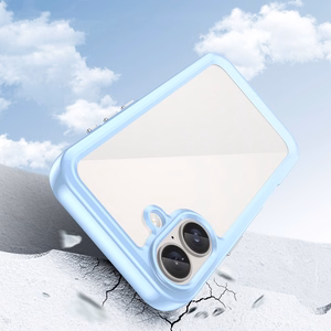 Outer Space dėklas telefonui su geliniu rėmeliu iPhone 16 Plus - mėlynas