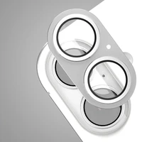 Etteri full camera lens guard for iPhone 17 silver