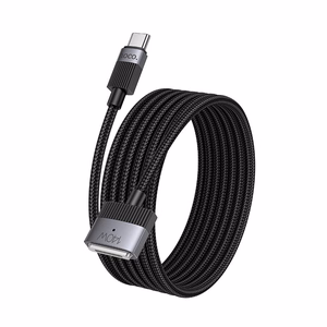 Laidas USB C į Mag3 Hoco 5A 140W magnetinis 1,8 m U141 juodas