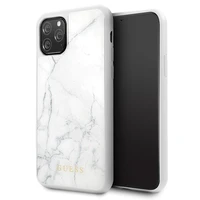 Guess Marble dėklas iPhone 11 Pro - balta