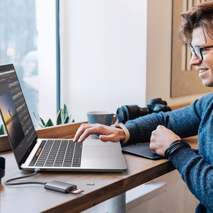 Ugreen CM401 USB-C 5Gb/s SD/TF kortelių skaitytuvas - pilkas