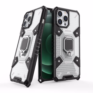 Dėklas "Capsule Ring Case" skirtas Apple iPhone 13 Pro skaidrus