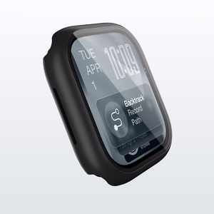 AmazingThing Radix grūdintas stiklas su dėklu Apple Watch Series 11 46mm - Juodas