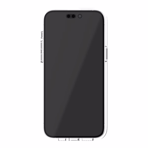Ugly Rubber Pure dėklas telefonui iPhone 14 Pro 6,1" skaidrus