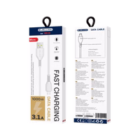 JELLICO laidas KDS-30 Micro USB 3.1A 1M Baltas