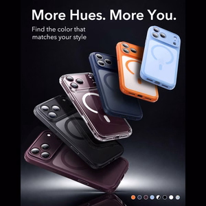 ESR Classic Hybrid MagSafe dėklas, skirtas iPhone 18 Pro / 17 Pro, oranžinis