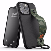 Adidas OR Dėklas telefonui su rankena iPhone 13 Pro /13 6.1" juodas-žalias/juodas-žalias 47111