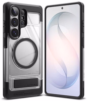 Ringke UX Magnetic MagSafe Dėklas for Samsung Galaxy S26 Ultra - Clear juodas