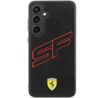 Ferrari Big SF Perforated dėklas telefonui Samsung Galaxy S24+ - juodas