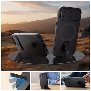 Tech-Protect Kevlar Aura Magnetinis dėklas telefonui iPhone 16e - juodas
