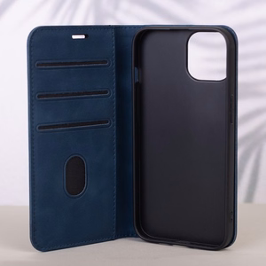 Smart Suede dėklas Samsung Galaxy A56 5G (A566), mėlynas
