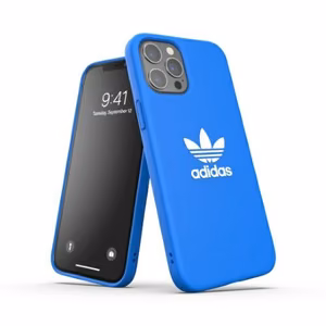 Чехол Adidas OR Moulded Basic для iPhone 12 Pro Max - синий с белым