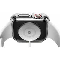 LCD apsauginis stikliukas/dėklas Dux Ducis Hamo Apple Watch 45mm sidabrinis