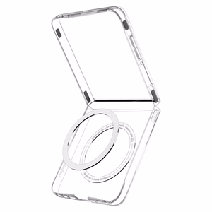 Чехол Spigen AirSkin Mag MagSafe для Samsung Galaxy Z Flip 7 - прозрачный и белый