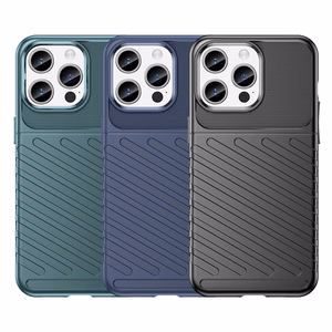 Бронированный iPhone 15 Pro Max Thunder Case - синий